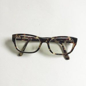 Marchon Trinity Brown Faux Tortoise Shell 215 Eyeglasses Frame 52-17-140